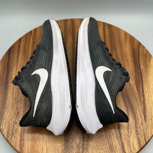Nike Air Zoom Pegasus 39 Shoes Womens Size 9 Black Running Comfort Gym Sneakers - Picture 6 of 8